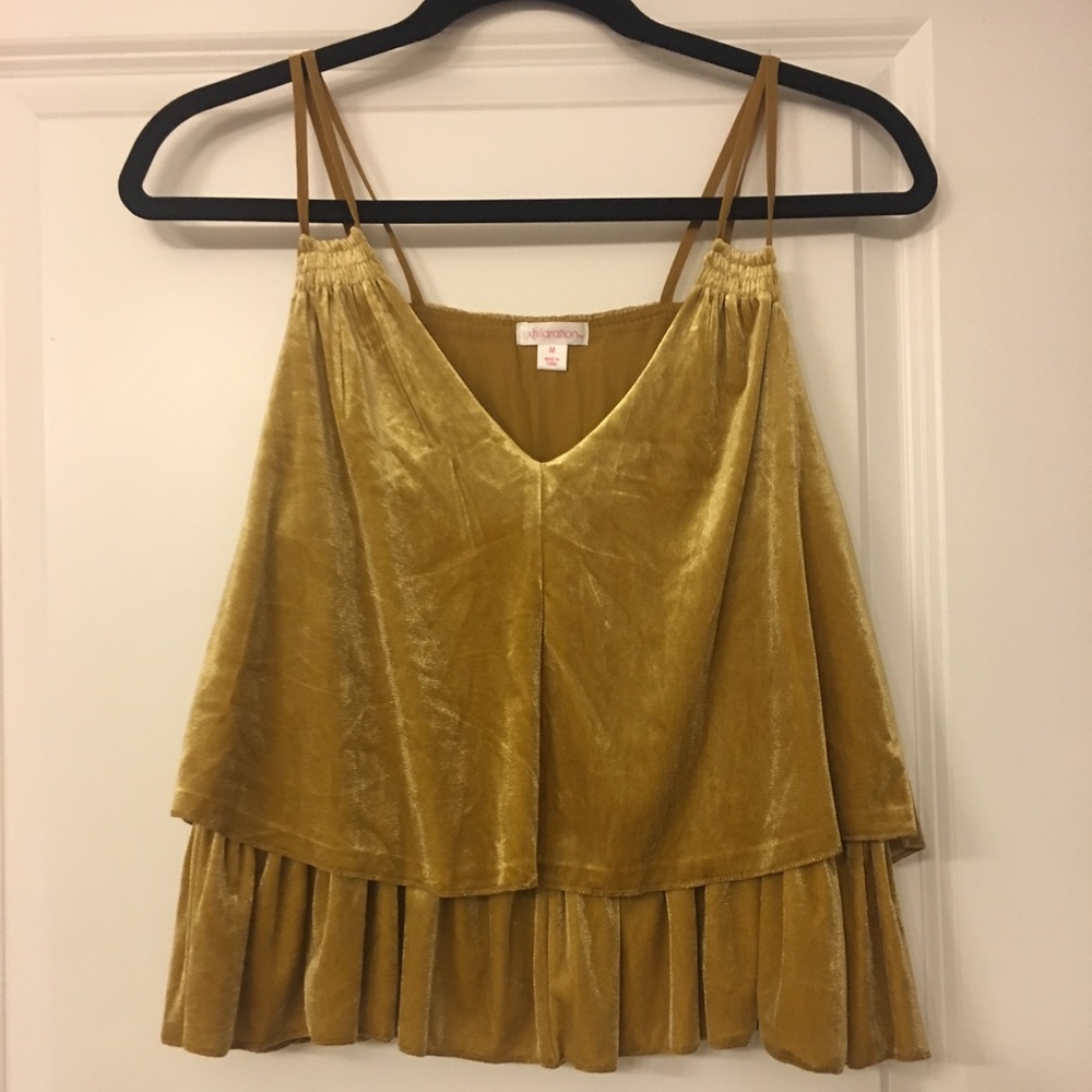 Velvet tank top!